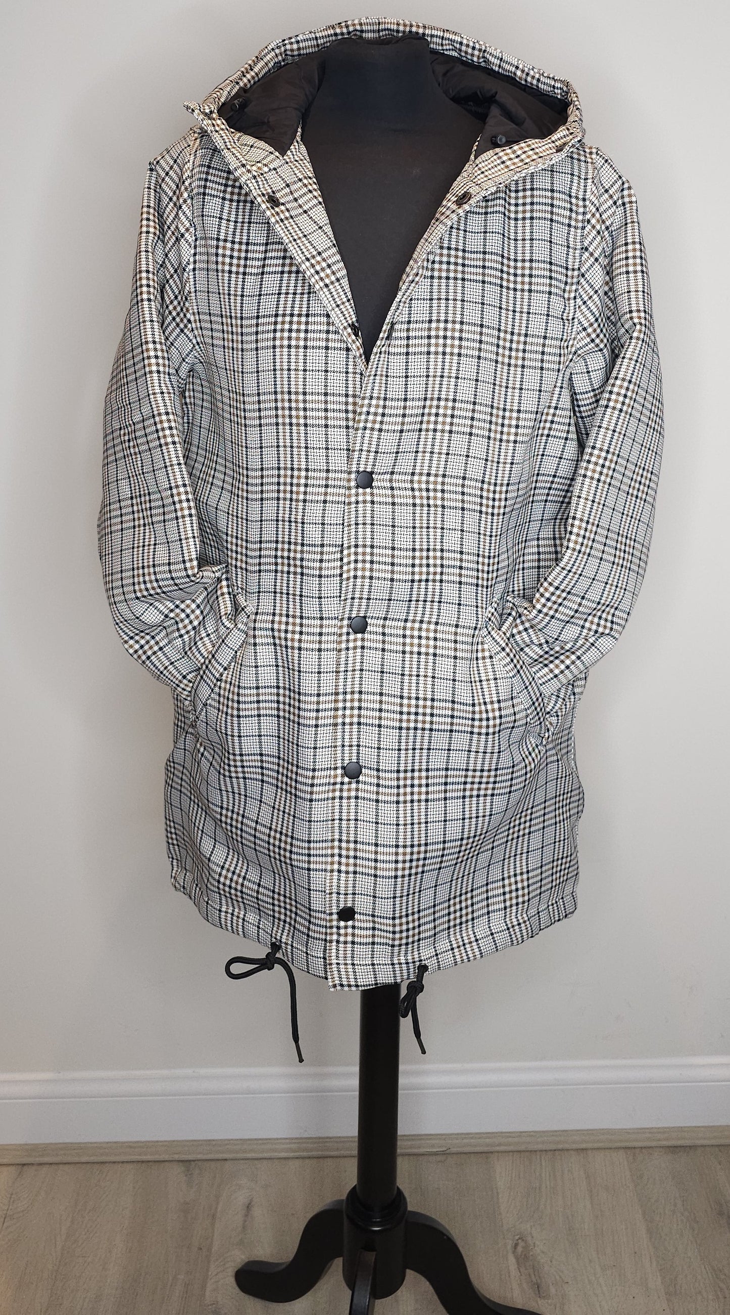 Unisex Padded Tweed Coat