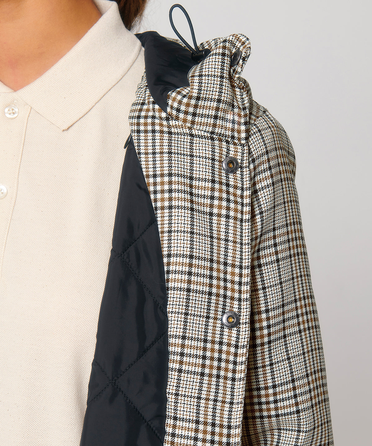 Unisex Padded Tweed Coat