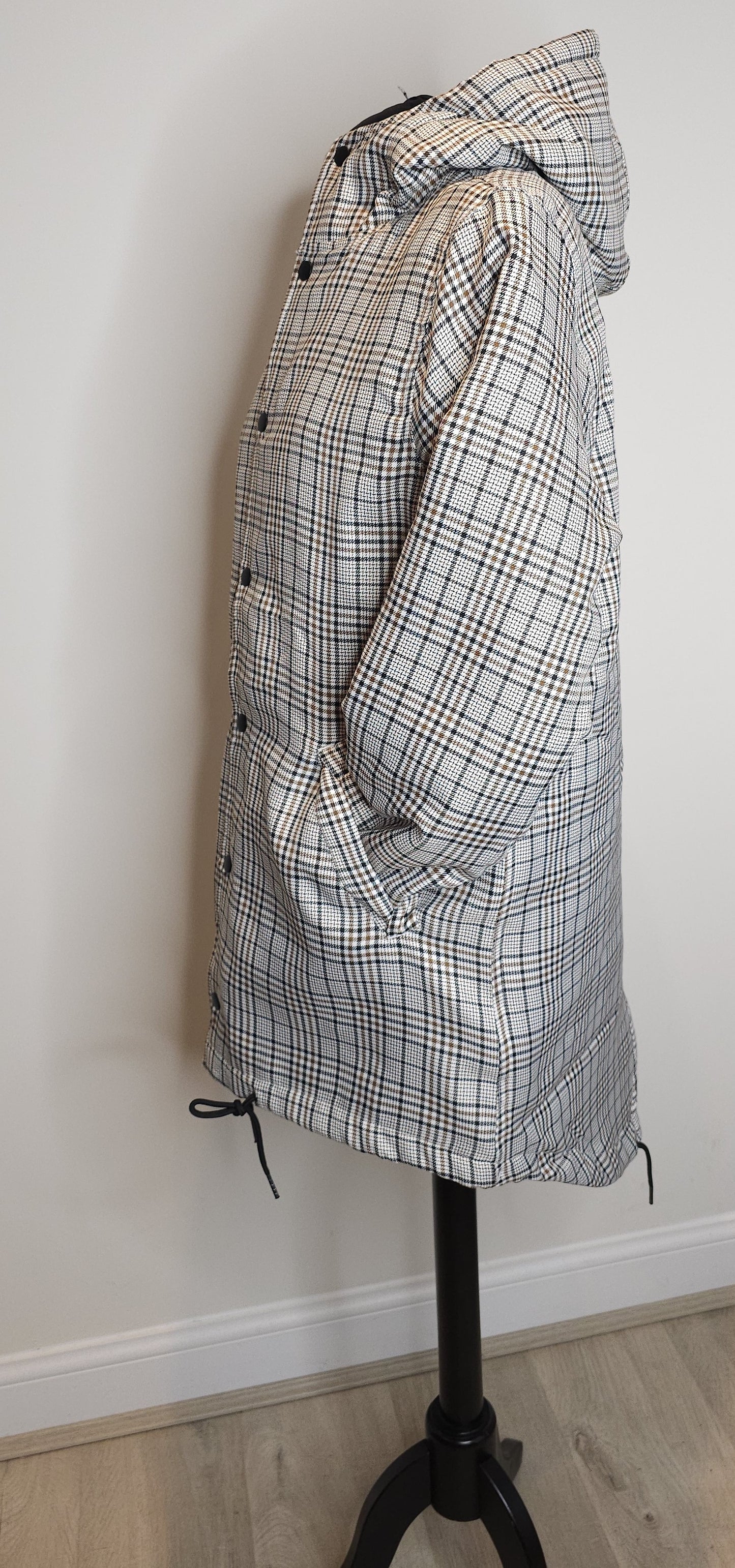 Unisex Padded Tweed Coat