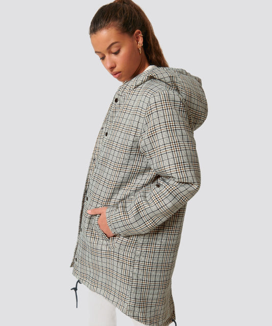 Unisex Padded Tweed Coat